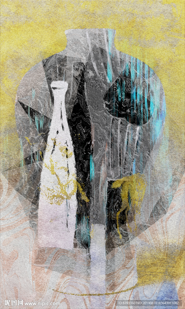 油彩艺术画