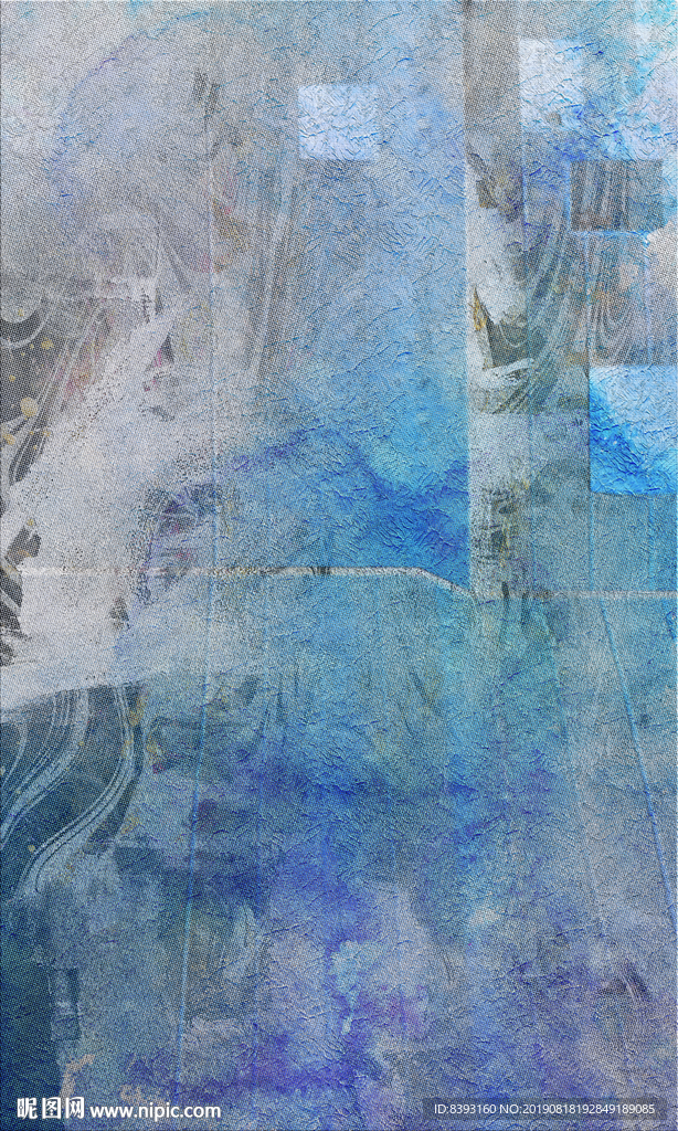 抽象山水画