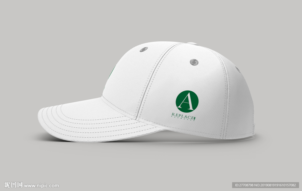 白色棒球帽样机图片
