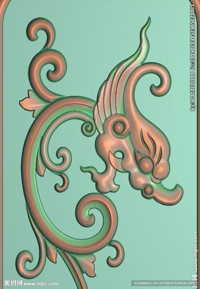 豪华电视柜精雕图