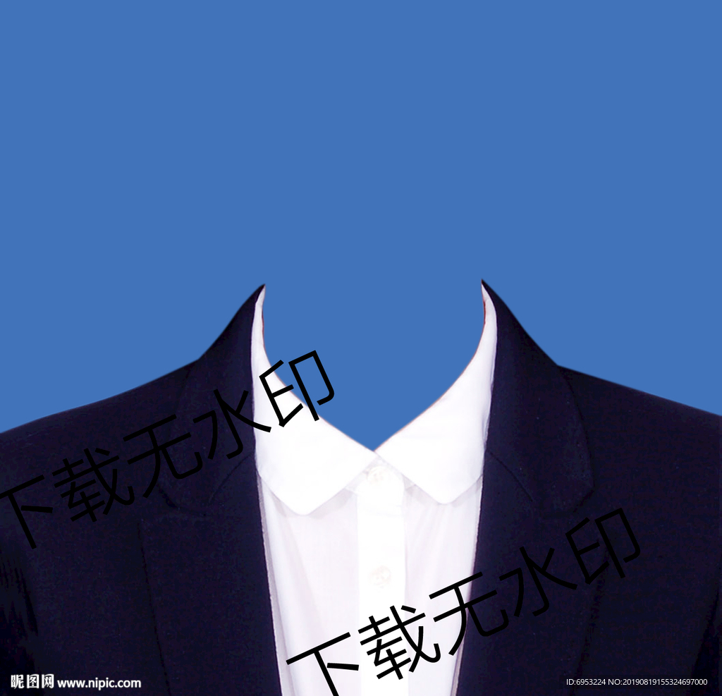 女证件照正装