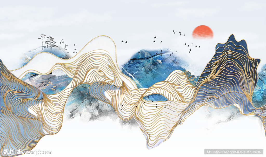 新中式山水