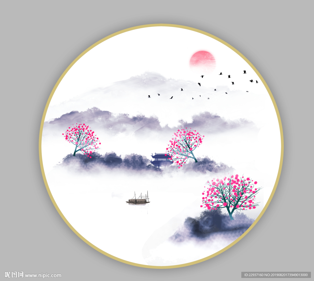 山水装饰画
