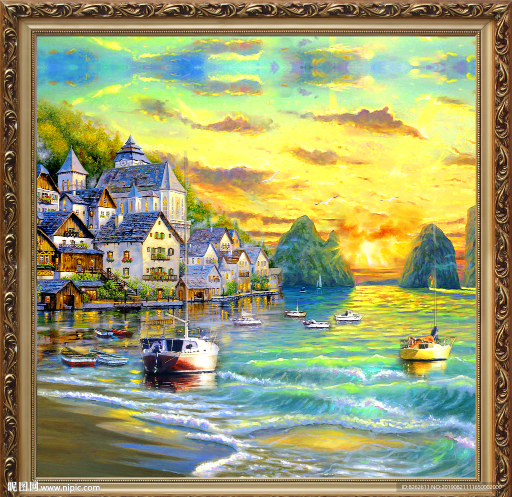 油画风景