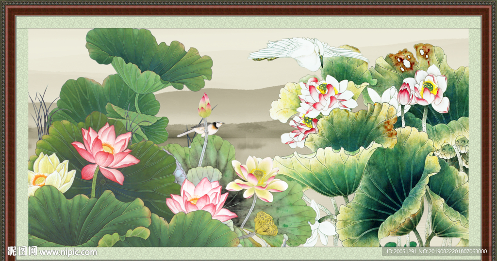 荷花图