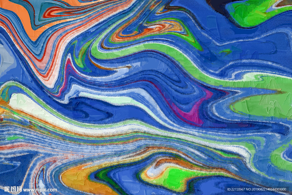 抽象油画