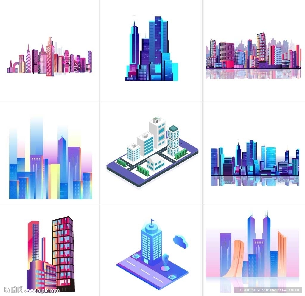 AI城市建筑