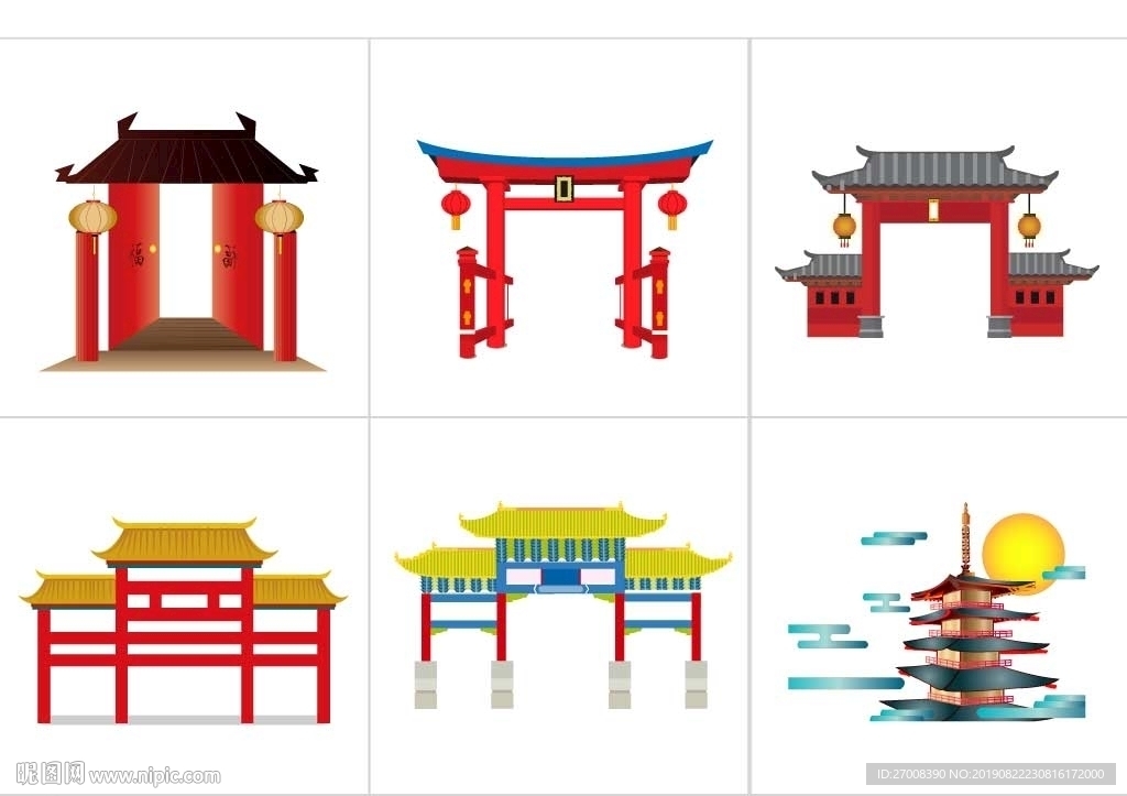 中式大门建筑