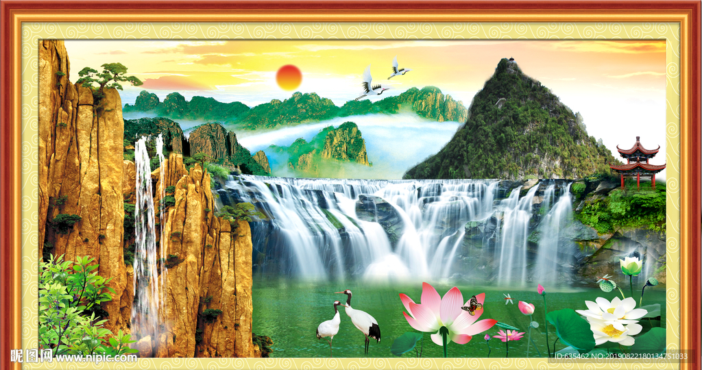 客厅风景画