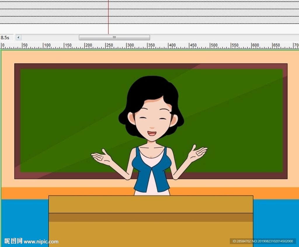 卡通教师节老师黑板边框元素GIF动态图教师节边框元素[gif]GIF下载 - 觅知网