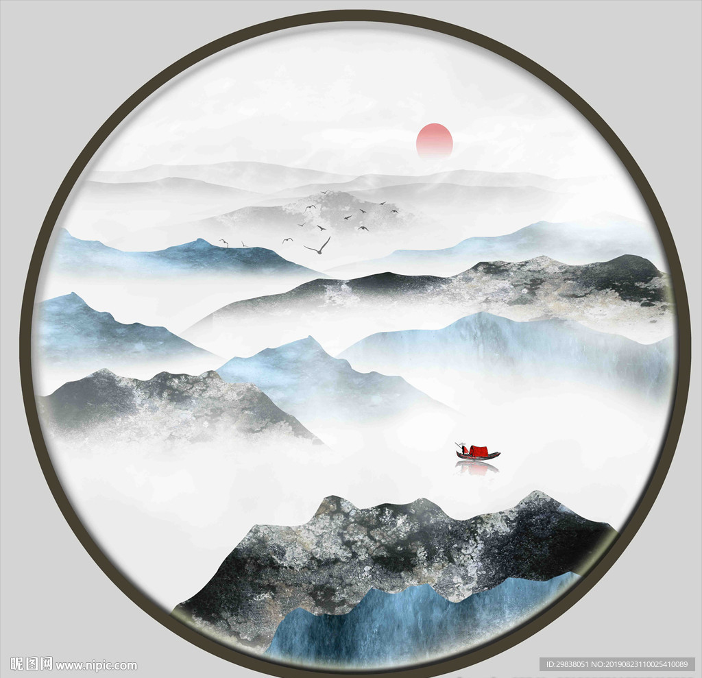 圆形装饰画