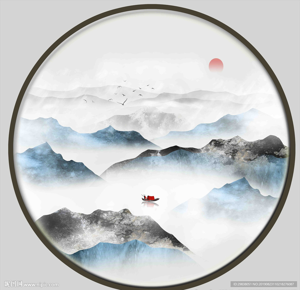圆形装饰画