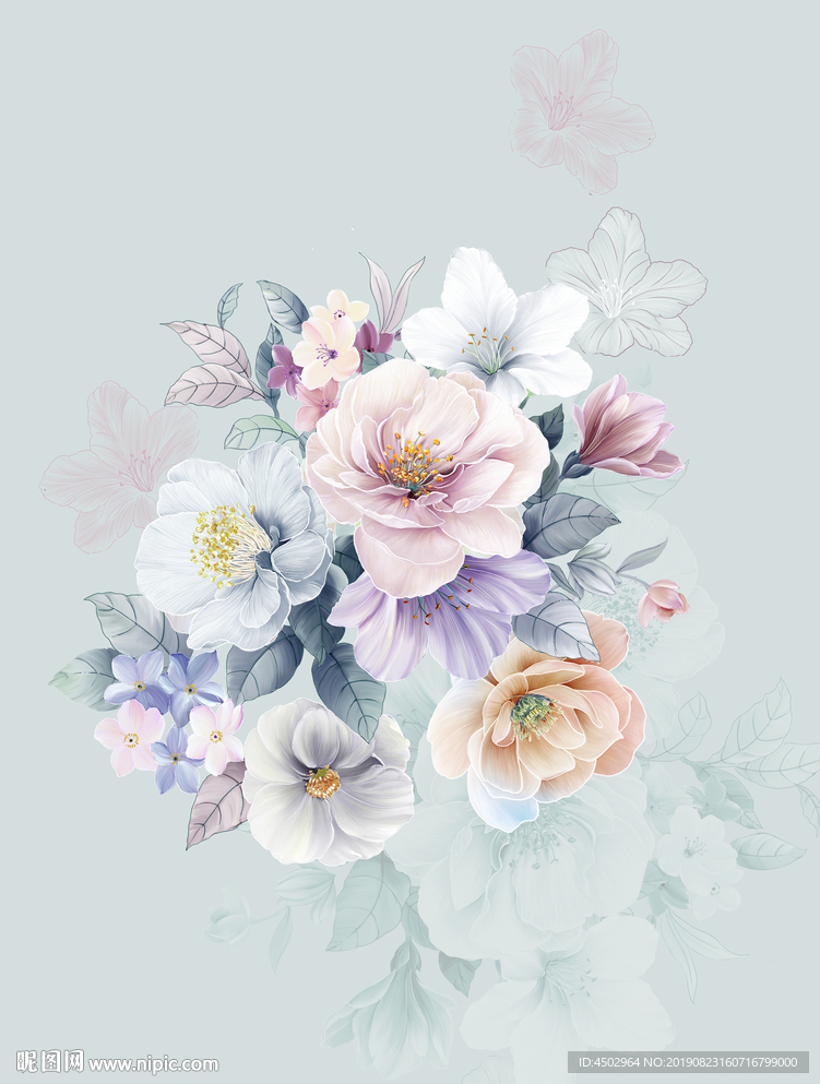 手绘花