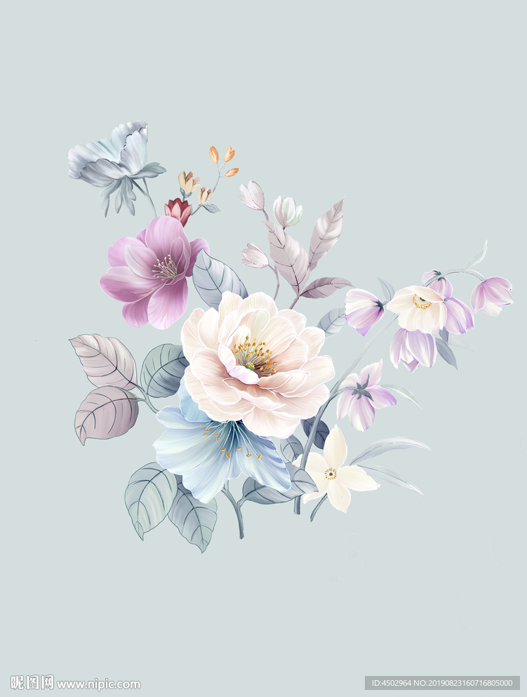 手绘花