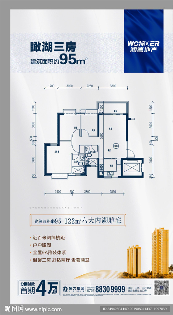 户型飞机稿 地产微信稿