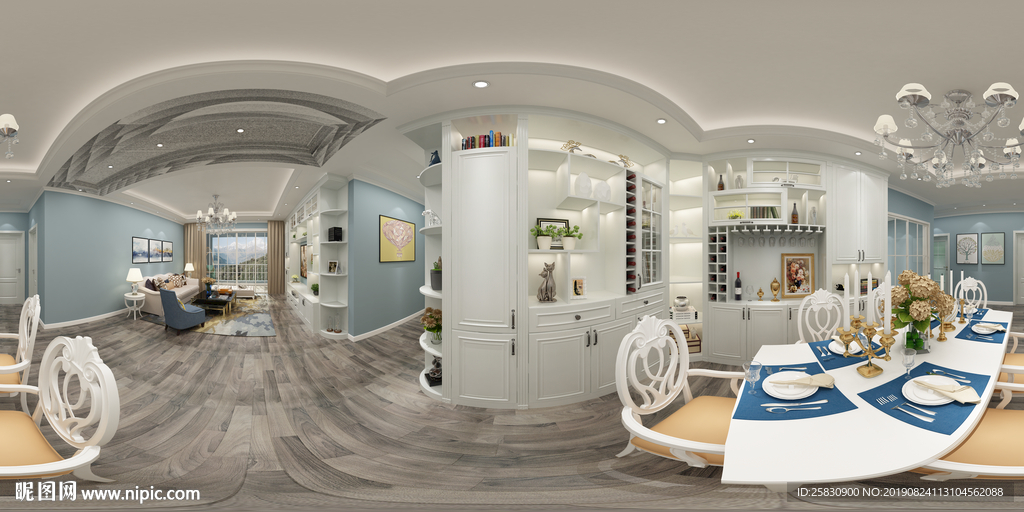 高清 全景家居图 整体家居 高