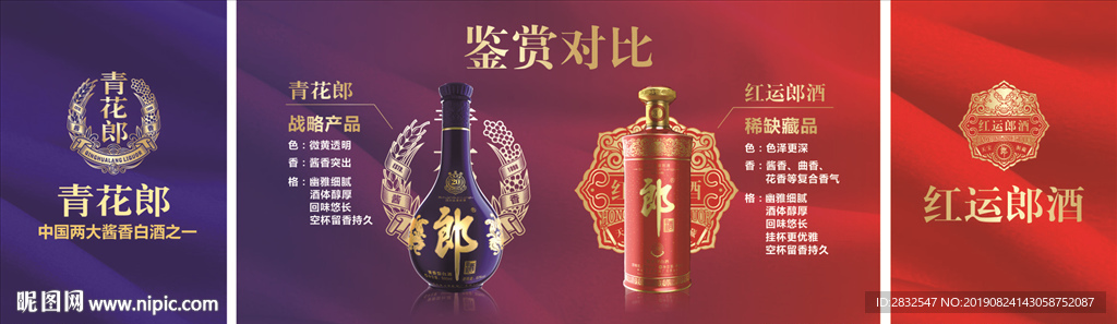 青花郎对比