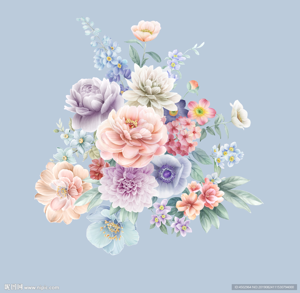 手绘花