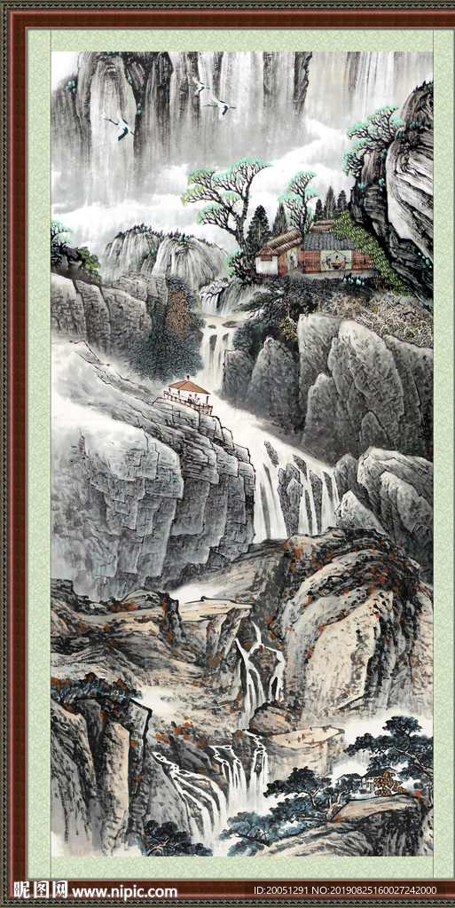 巨幅山水画