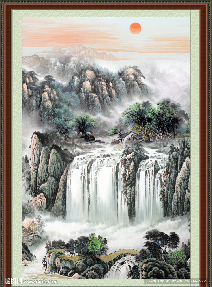 巨幅山水画