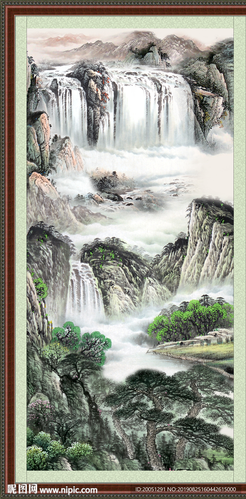 巨幅山水画