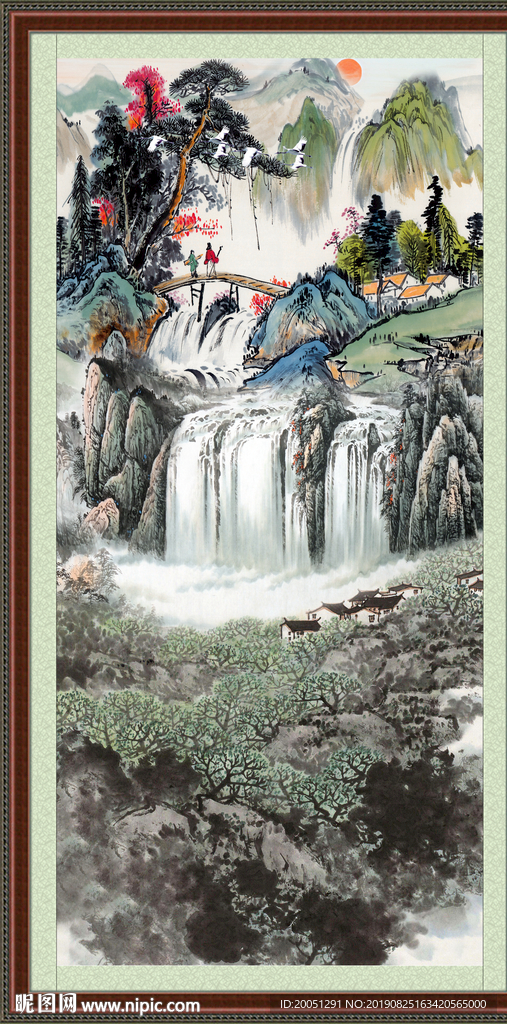 巨幅山水画