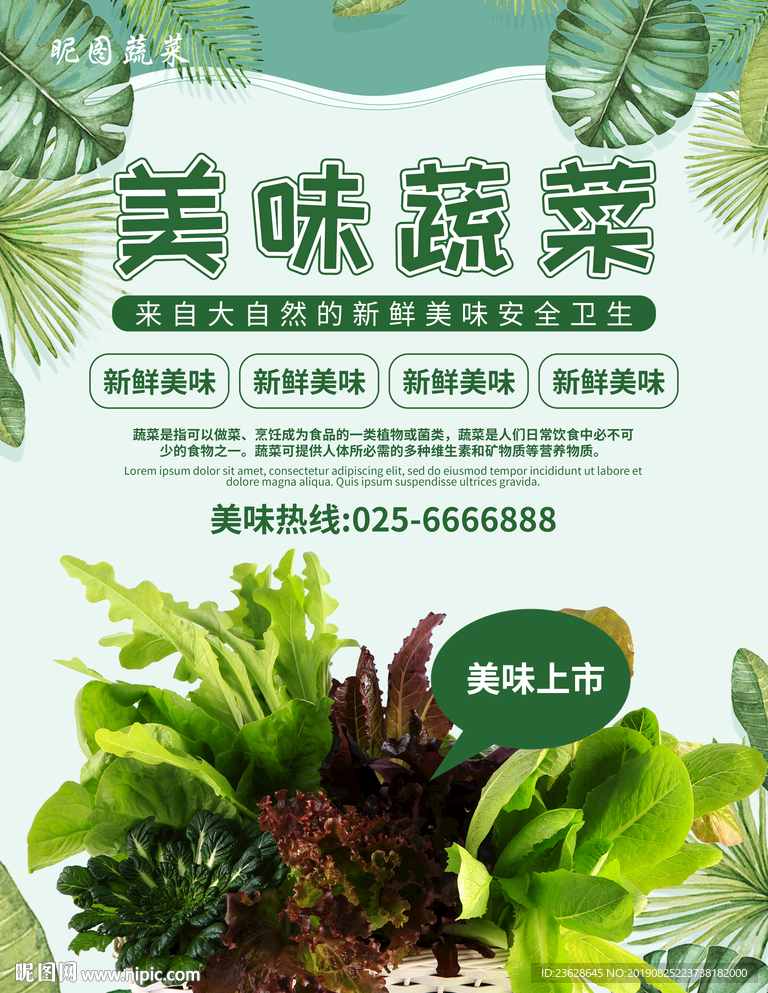 蔬菜专卖店宣传单海报活动广告单