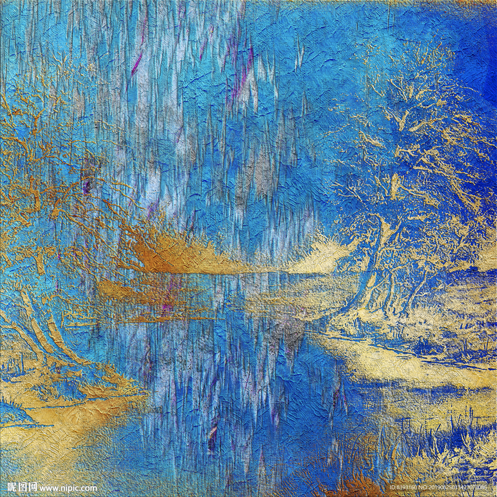 现代画设计图__抽象底纹_底纹边框_设计图库_昵图网