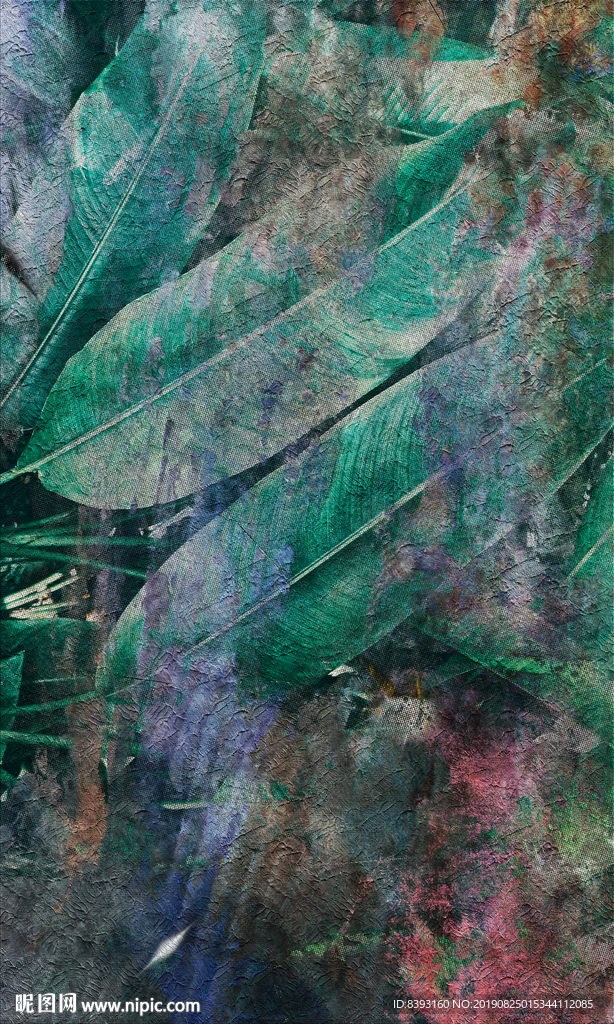 抽象油画