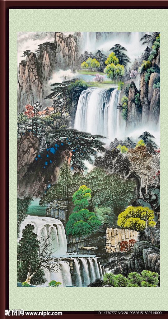 巨幅山水画