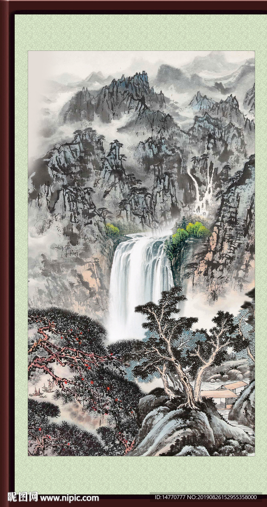 巨幅山水画