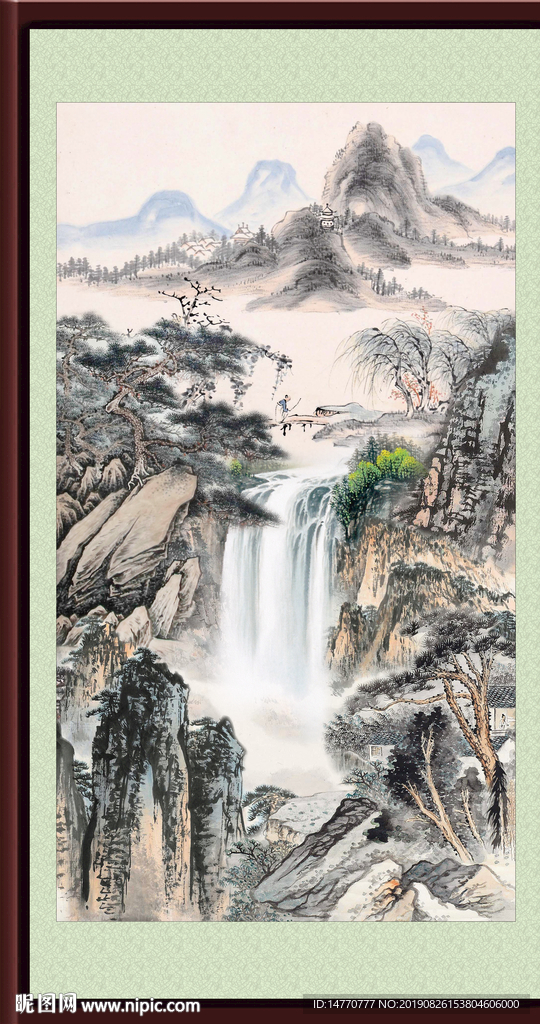 巨幅山水画