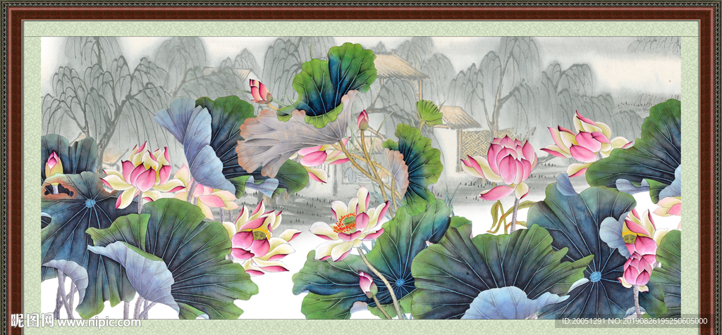 荷花图