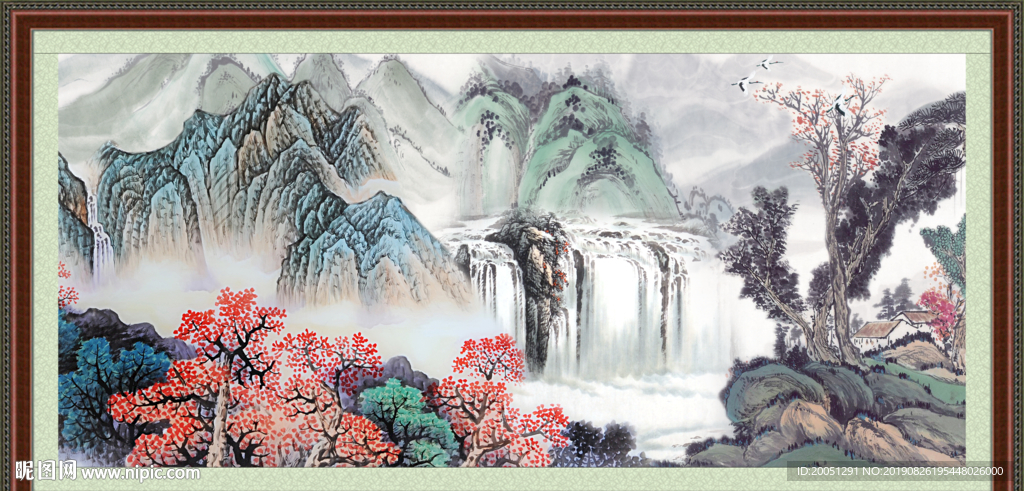 巨幅山水画