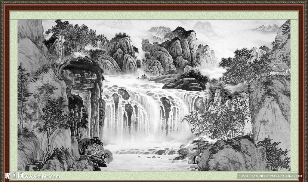 巨幅山水画