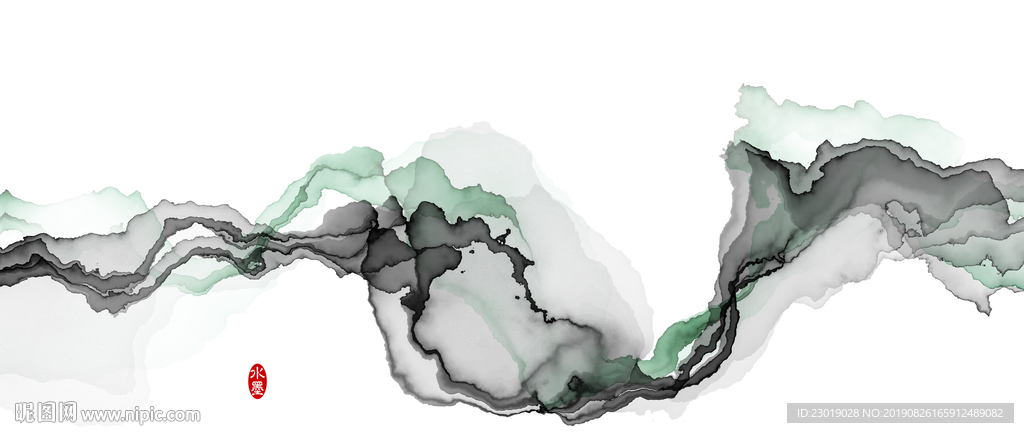 山水抽象画