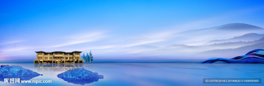 地产 中式 海报