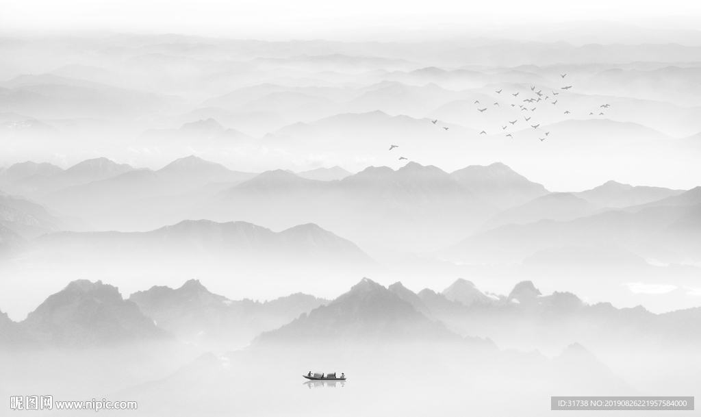 新中式山水画