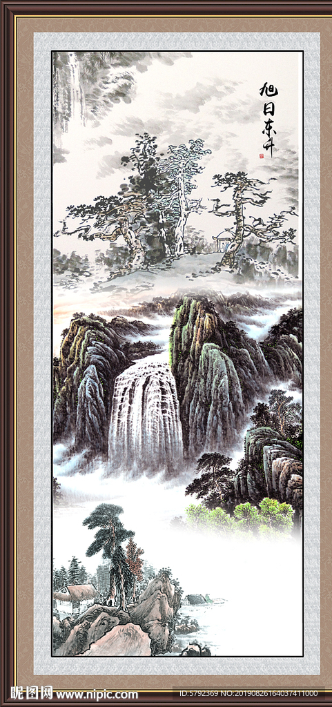 巨幅山水画