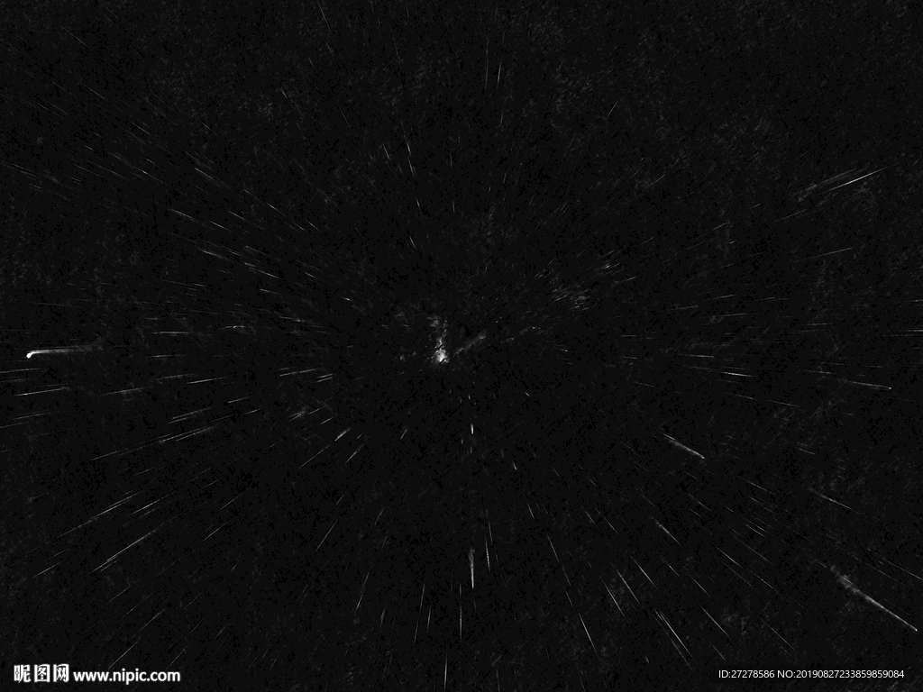 黑色背景粒子放射爆炸素材