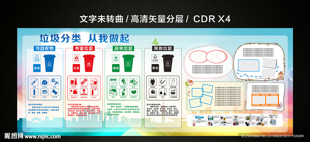 学校垃圾分类宣传栏