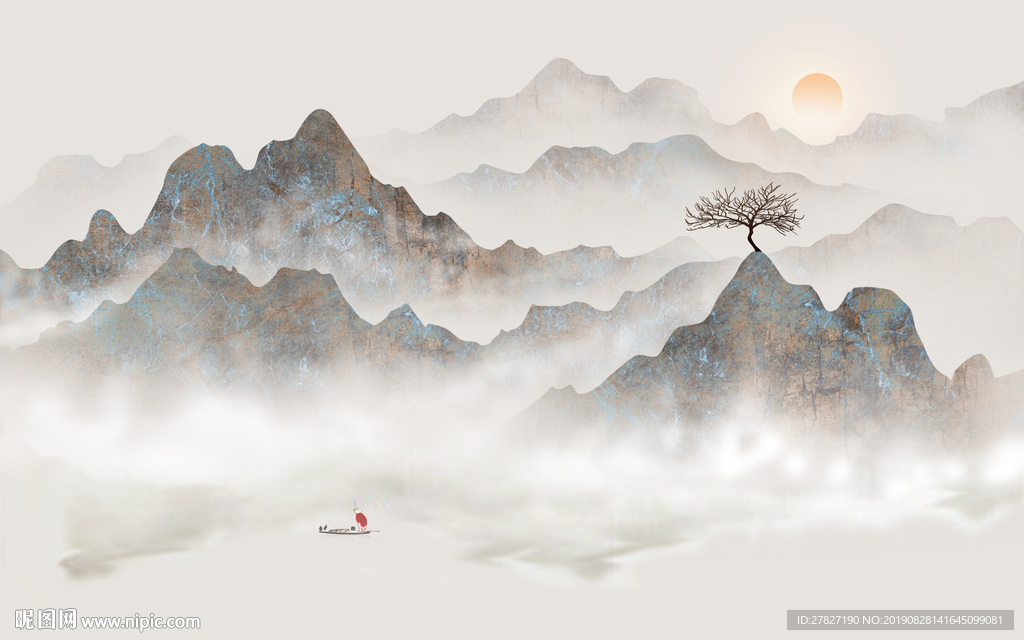 大理石纹  旭日东升  黄色石