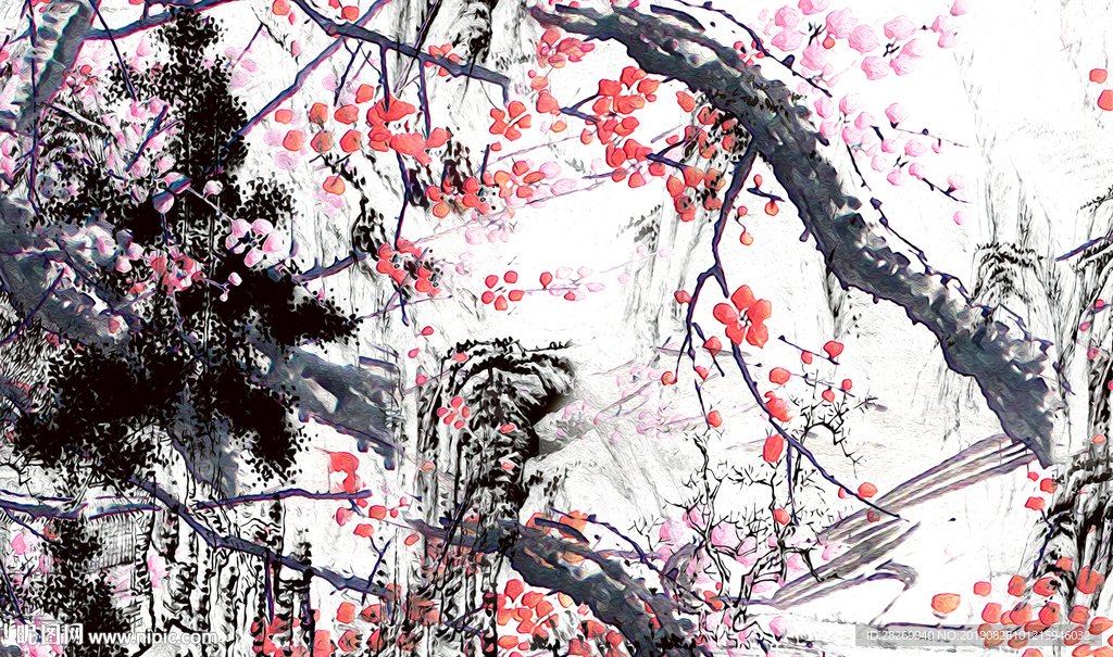 意境山水画