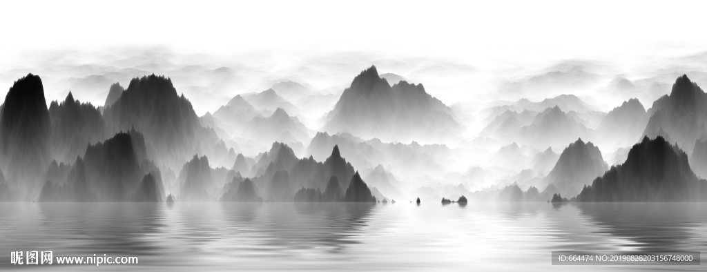水墨山水背景