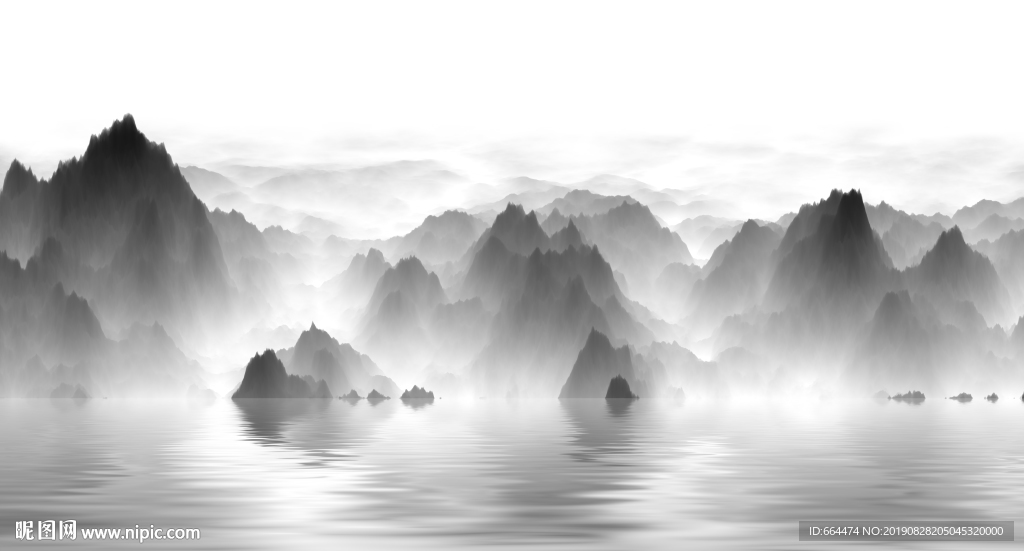 水墨山水背景