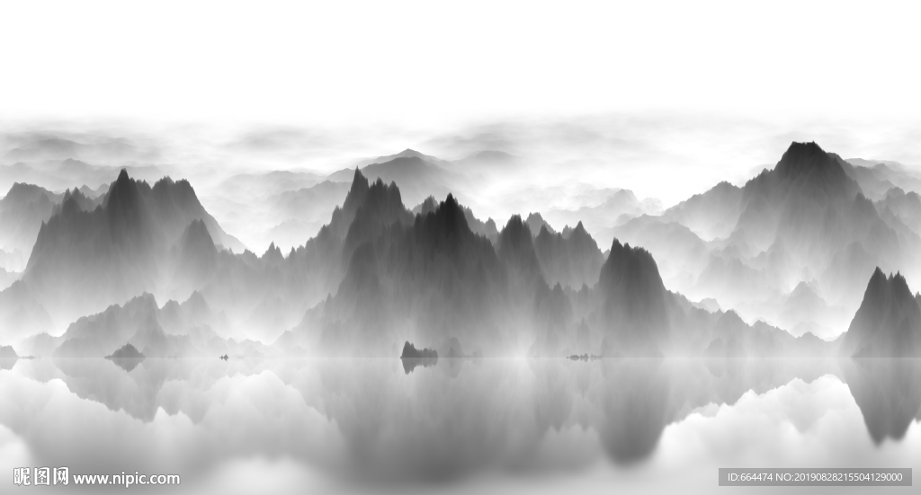 水墨山水背景