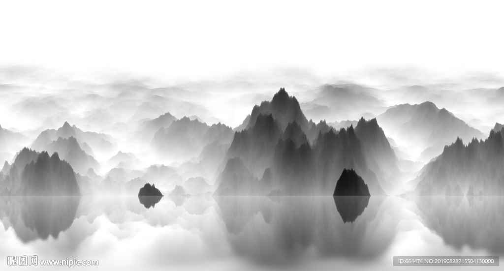 水墨山水背景