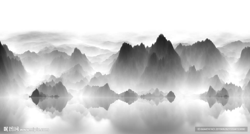 水墨山水背景