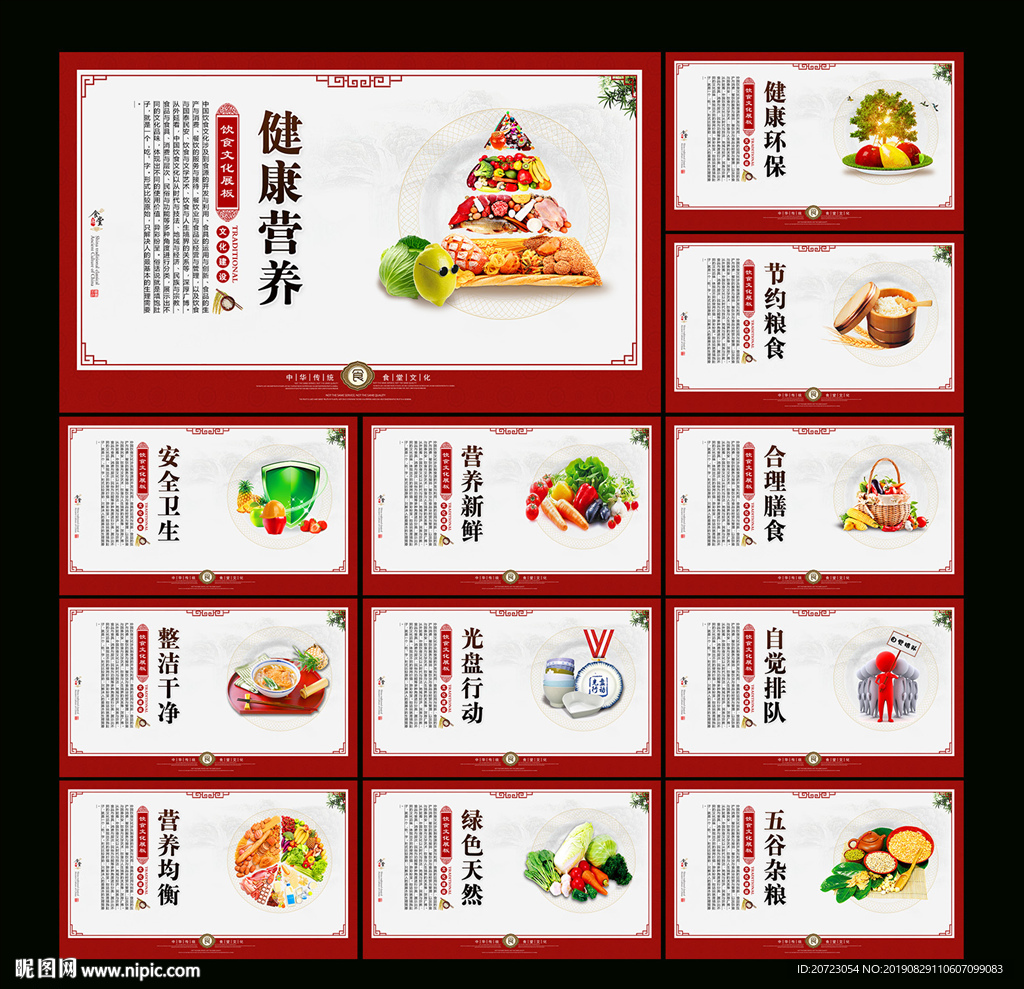 食堂文化展板