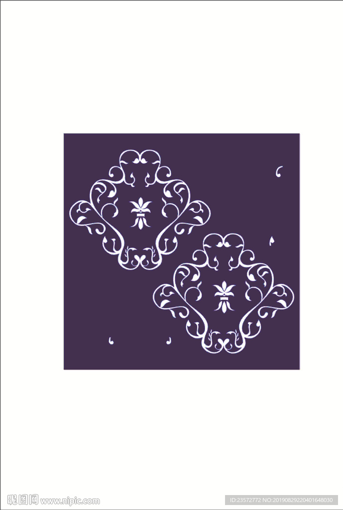 欧式风格印花矢量